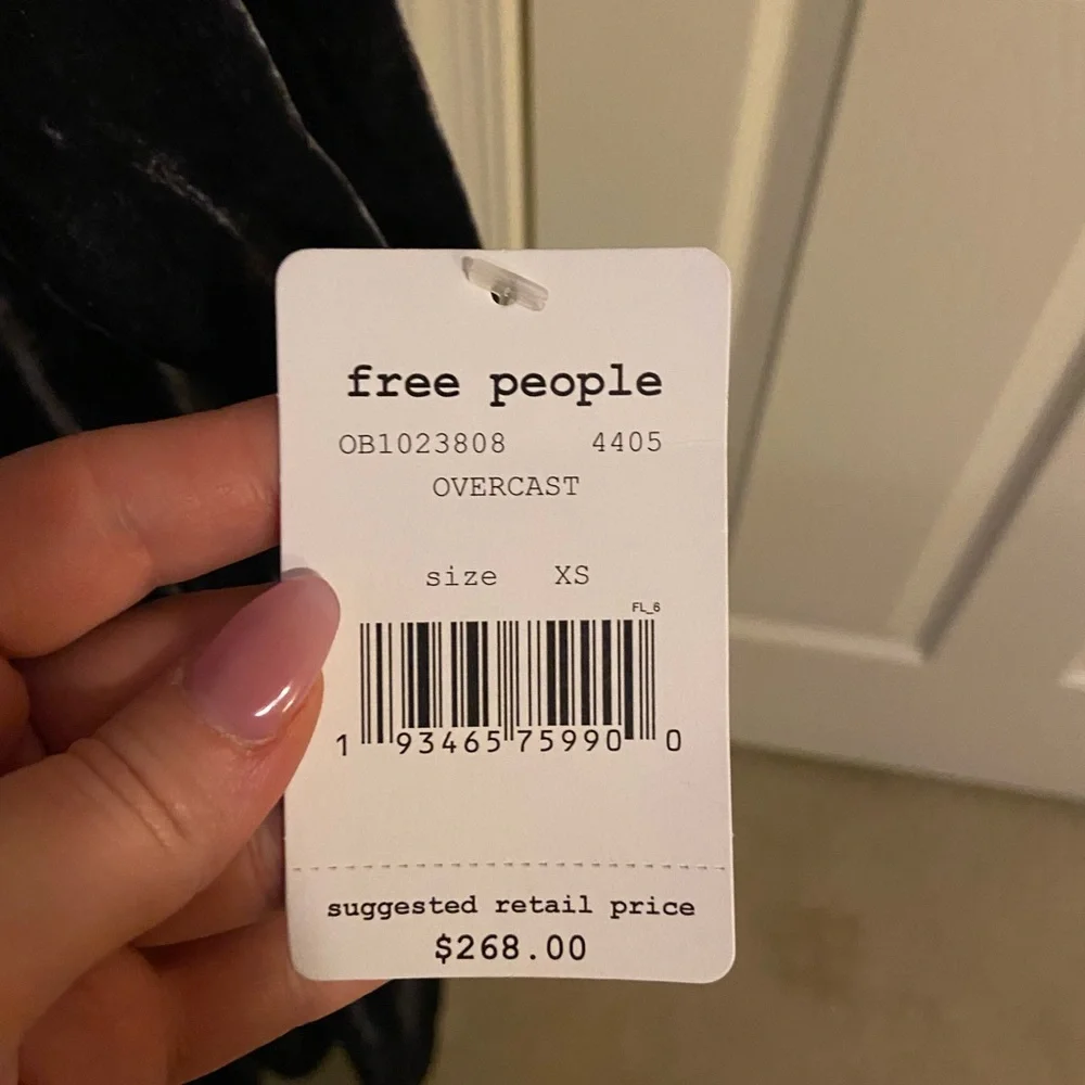 Free People Velvet Duster/Overcoat - Picture 3 of 3